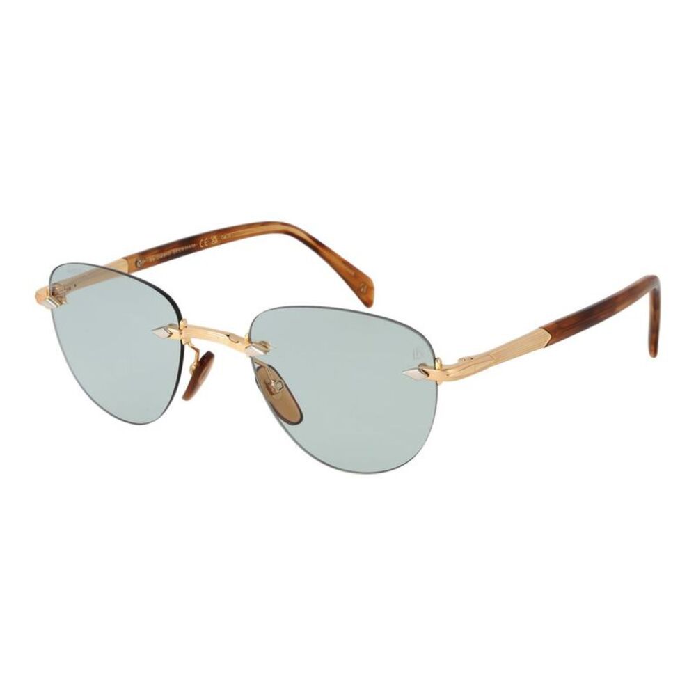 David Beckham Gold Metal Men's Sunglasses
